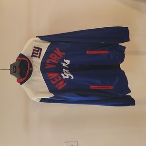 NY Giants men's track jacket size large